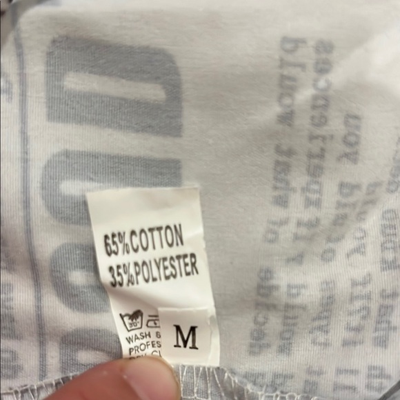 Stylish Black and White newsprint Halter Top, size medium - Picture 5 of 5